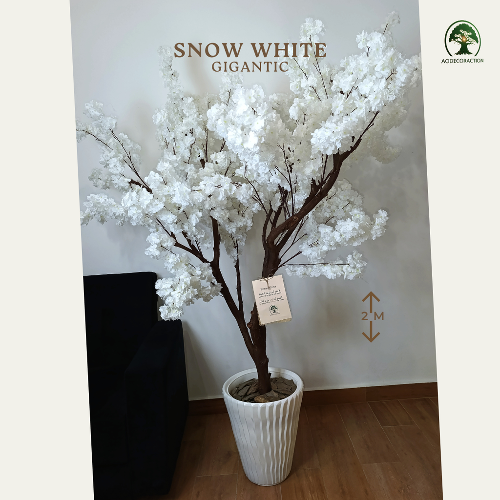 The "Snow White" Grand Artificial Floral Tree | 2M
