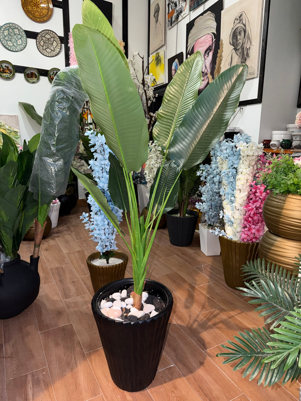 Tall Artificial Strelitzia Plant (Bird of Paradise) – 1.7m